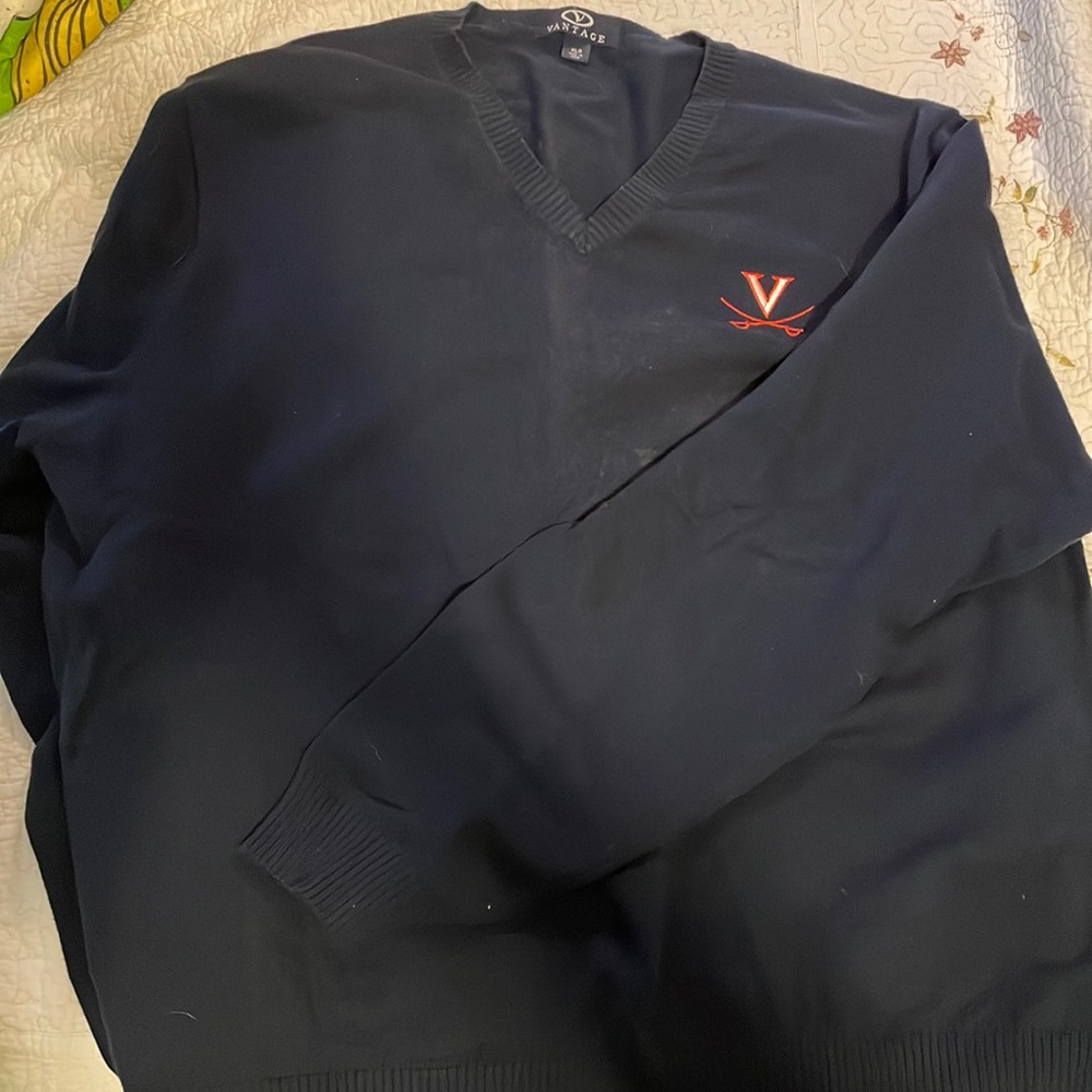 University of Virginia V neck sweater